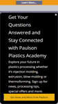 Mobile Screenshot of paulsonplasticsacademy.com