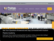 Tablet Screenshot of paulsonplasticsacademy.com